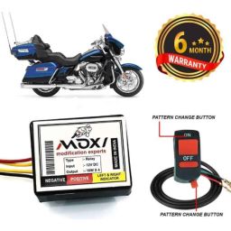Auto Pearl 12V Black Front &a; Rear Flasher Indicator Light with Switch for CVO Limited-picture-48