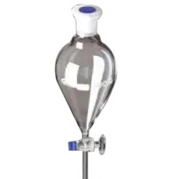 Glassco 500ml White Printing 3.3 Boro Glass Round Bottom Flask with Angular Two Neck, 059.212.03 (Pack of 5)-96
