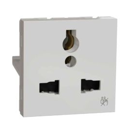 Schneider Electric Unica Pure 13A 2 Module Polar White Int Socket with Shutter, UNS13INTSK2M_WE (Pack of 10)-picture-39