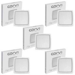 Corvi Flat 6S 15W 5700K White Square LED Panel Light, HPCA34111 (Pack of 5)-image-60