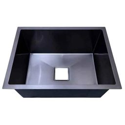 10X 24x18x9 inch Stainless Steel Black Single Bowl Kitchen Sink-image-67