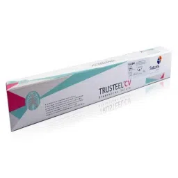 Trusteel 12 Foils 6 USP 12mm Stainless Steel 1/2 Circle Blunt Point Round Body Sternotomy Suture Box, TS 649 P1-image-44