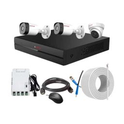 CP Plus 2.4MP Full HD Audio Indoor &a; Outdoor CCTV Combo Kit with 4Ch DVR, 2 Bullet 1 Dome Camera, 4Ch SMPS, 70m Copper Cable &a; Connectors-31