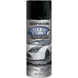 Rust-Oleum 312ml Black Peel Coat Temporary Peelable Coating Spray Paint with Glossy Finish, 298102-image-55