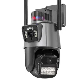 Cybernautt Y4B 4MP Dual HD Pan Tilt Smart Wi-Fi Camera with Motion Detect, Night Vision Human/Vehicle Detect, 2 Way Audio &a; Free 128GB Memory Card image 2