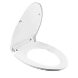 AquaSpa 47.1x37.2cm Urea Formaldehyde White Oval High-End Toilet Seat Cover, AS2004-image-37