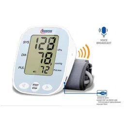 Microtek Automatic Upper Arm Blood Pressure Monitor with Voice Broadcast image 3