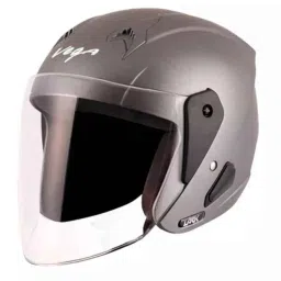Vega Lark DX ABS Dull Anthracite Open Face Helmet, Size: Large-picture-11