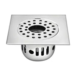 Sanjay Chilly SCCT-SG-153 153mm Stainless Steel Silver Floor Drain Cockroach Trap with Hole for Waste Pipe, SC9900041-picture-25