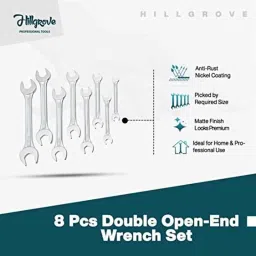 Hillgrove 700W 13mm Power Drill Machine with 9 Pcs Drill Bits &a; 8 Pcs Double Open End Wrench, HGCM1361 image 4