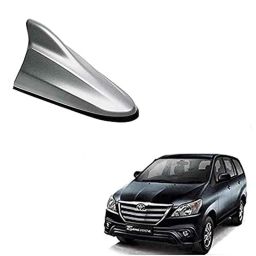 Auto Pearl ABS Silver Universal Replacement Shark Fin Car Roof Antenna For Toyota Innova 20132015-image-82