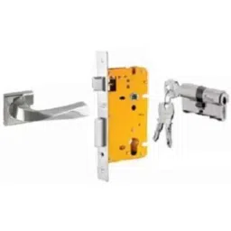 Dorset ML Series Noha 60mm Stainless Steel Patina Finish Door Handle Lock Set with Both Side Key Cylinder, ML NO OR (Pack of 3)-picture-17