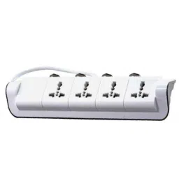 Rapid Pyramid 1.5m 4 Sockets White Extension Board, R-957 (Pack of 5)-picture-45