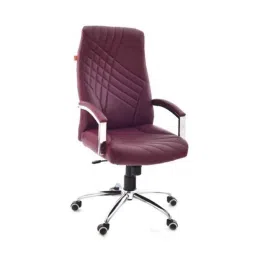 Da Urban Leatherette Jackson Wine High Back Executive Office Chair-picture-48