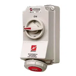 Mennekes 63A 3P 230V Wall Mounted Receptacle with Mechanical Duo-Interlock, 5911-picture-27