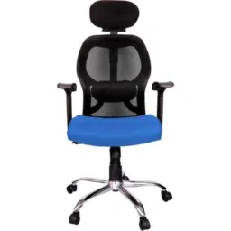 Rajpura Matrix High Back Black &a; Blue Revolving Office Executive Chair, RSE001-Black &a; Blue-image-36