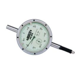 Insize 10mm 0.01mm Flat Back Waterproof Dial Indicator, 2894-10F-12