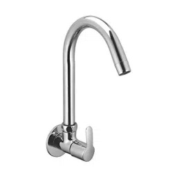 ZAP Brass Wall Mounted Sink Cock with Swinging Spout-image-74