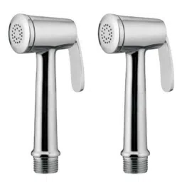 Drizzle Robin 2 Pcs Brass Chrome Finish Silver Health Faucet Head Set, AHFROBIN2-picture-20