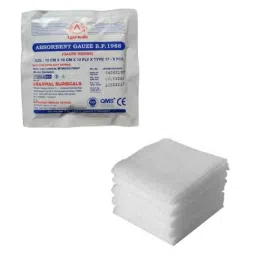 Agarwals 5 Pcs 10x10cm 12 Ply Cotton Absorbent Gauze Swabs Sterile, AGS-SHJG-663 (Pack of 20)-image-23