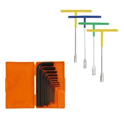 Hillgrove HGCM9M1 9 Pcs Carbon Steel Full Hex Allen Key Kit with 4 Pcs T Spanner Set-16