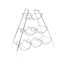 Osam Stainless Steel Silver 6 Bottle Rack, 6BR (Pack of 5)-image-23