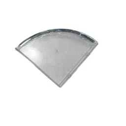 Implemental 8x8 inch ABS Super Clear Unbreakable Bathroom Corner Shelf-39