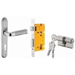 Dorset ML Series Inspire 60mm Stainless Steel Patina Finish Door Handle Lock Set with Both Side Key Cylinder-picture-26