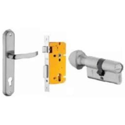 Dorset ML Series Ostler 60mm Stainless Steel Door Handle Lock Set with Coin &a; Knob-picture-21