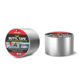 Agg Bro 2 inch 5m Silver Self Adhesive Aluminium Faced Butyl Tape for Leakage Protection-43