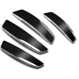 SureStrive 4 Pcs Silicon Black Anti Scratch Corner Edge Protector Door Guard Set for force Motors All Model-image-21