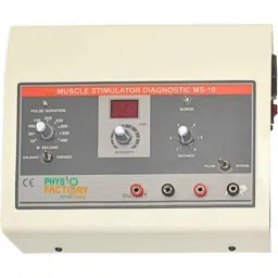 Physio Factory 10-400ms Muscle Stimulator Diagnostic Physiotherapy &a; Electrotherapy Machine, MS-10-23