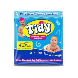 Tidy 42 Pcs Medium Non-Woven Ultra Soft Baby Diapers, TBDP-M-2 (Pack of 2)-image-68