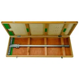 Mitutoyo 0-200mm Caliper Type Vernier Depth Gauge with Fine Adjustment Feature, 527-202-22