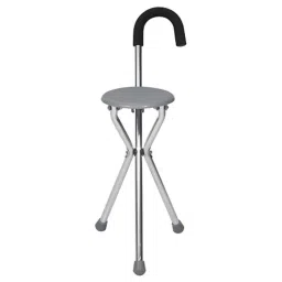 Smart Care SC911 L Metal Walking Stick with Stool, WC25-picture-28
