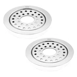 Ruhe 5 inch Stainless Steel Glossy Finish Multi Ring Round Flat Cut Floor Drain with Hole, 16-0610-12 (Pack of 2)-picture-30