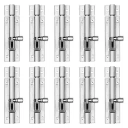 Voltizi 4 inch Stainless Steel Matt Finish Morden Plain Tower Bolt (Pack of 10)-image-22