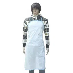 Smart Care HL-25 Free Size Plastic Blue Disposable Apron-image-35