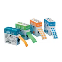 Tarsons 9.5mm White Lab Tough Spots, 500080-W-30