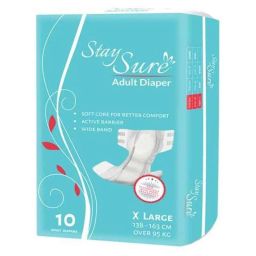 Stay Sure 10 Pcs Extra Large Cotton Adult Diaper Set-image-97