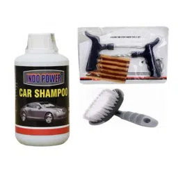 Indopower Ff922 250ml Car Shampoo, Cleaning Brush &a; Tubeless Smart Panchar Kit, AHh924-image-53