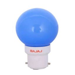 Bajaj LEDZ 0.5W B22 Blue Ping Pong LED Bulb, 830710-picture-22