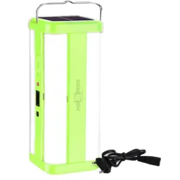 Pick Ur Needs 4 Tube Green Rechargeable Emergency Solar Lantern with 360 degree, SL-861s-picture-47