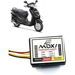 Auto Pearl 12V Black Front &a; Rear Flasher Indicator Light for Hero Duet 125CC BS6-picture-24