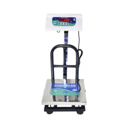 Kingstar KSP 300x300mm Platform 120kg Mild Steel Weighing Machine, 300P-image-45