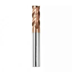 Dolphin 3mm 2/4 Flute 55 HRC Flat Solid Carbide End Mill, Overall Length: 50 mm-picture-6