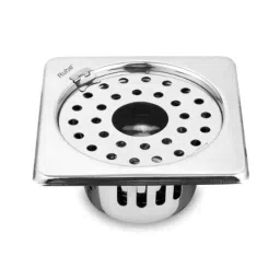 Ruhe 5x5 inch Stainless Steel 304 Square Floor Drain with Collar, Hinge, Hole &a; Cockroach Trap, 16-0307-31-picture-11