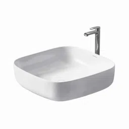 Uken JASPER 44.45x30.48x13.97cm Ceramic White Table Top Wash Basin-image-95