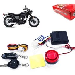 Auto Pearl 12V Black Two-Way Anti Theft Motorcycle Alarm Kit with 2 Pcs Remote for W800-picture-10