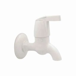 APL Apollo Quadro ABS White Short Body Bib Cock with Flange, TP038-picture-36